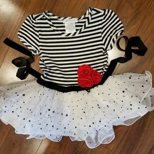 Bonnie Jean Striped Girls Dress